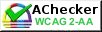 AChecker WCAG 2-AA Certified Website 