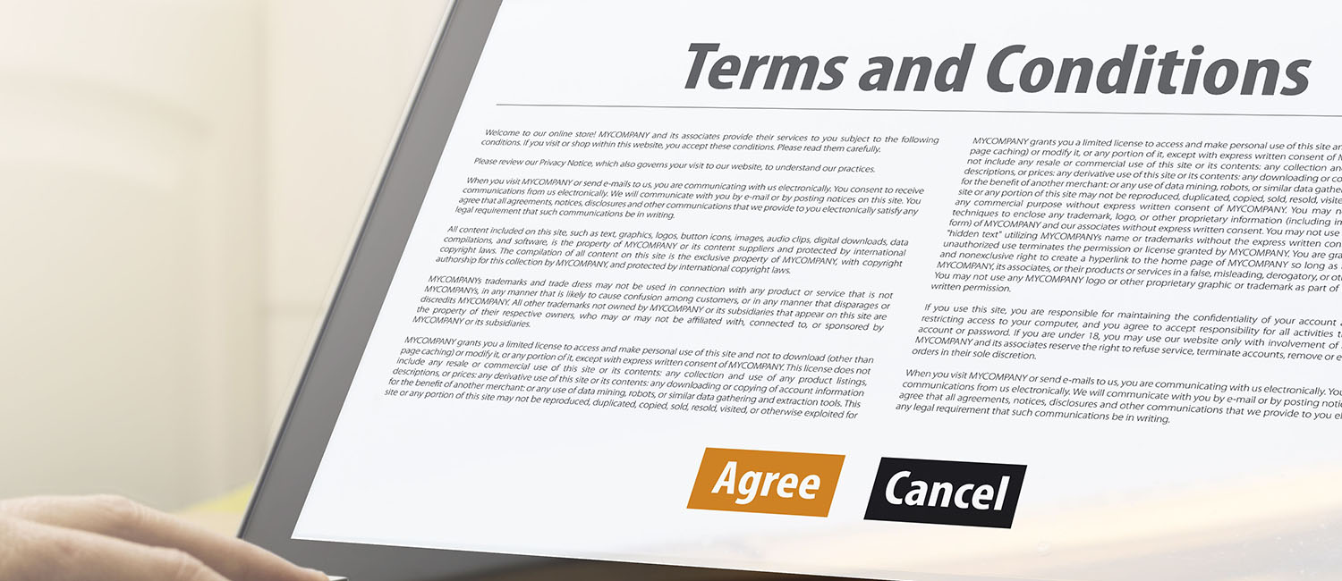TERMS AND CONDITIONS FOR 805 HOSPITALITY